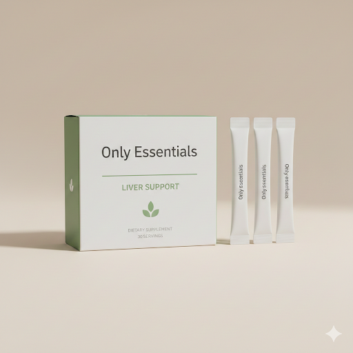 Only Essentials – Liver Support | Gentle Daily Liver Care | 30 Stick Sachets